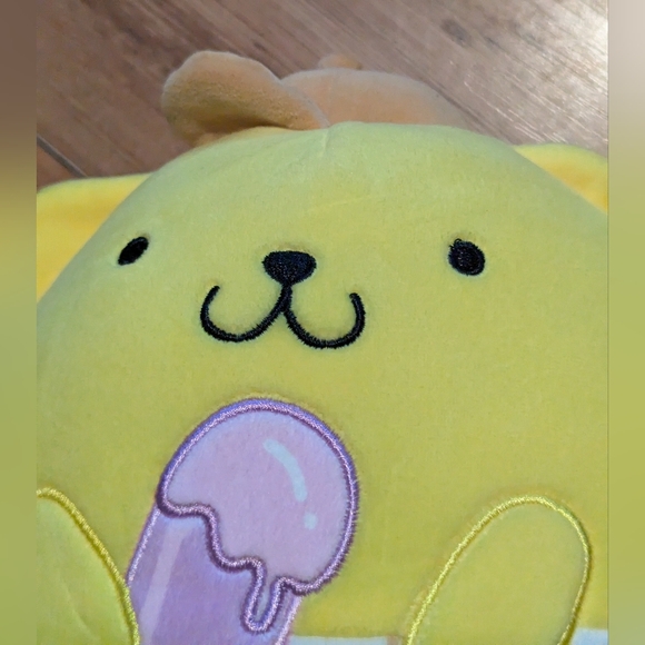 Squishmallows Summer 2024 Sanrio Pompompurin with Ice Cream Cone PLUSH - Picture 8 of 8